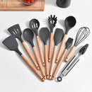 Kit Utensílios de Cozinha em Silicone com 12 Peças