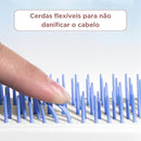 Escova de Cabelo Retrátil Cerdas Flexíveis