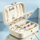 Porta Joias Duplo de Veludo Organizador Viagens