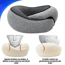 Travesseiro de Pescoço Ergonômico para Viagens