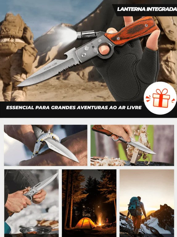 Canivete EisenWolf – Forjado com Precisão Alemã