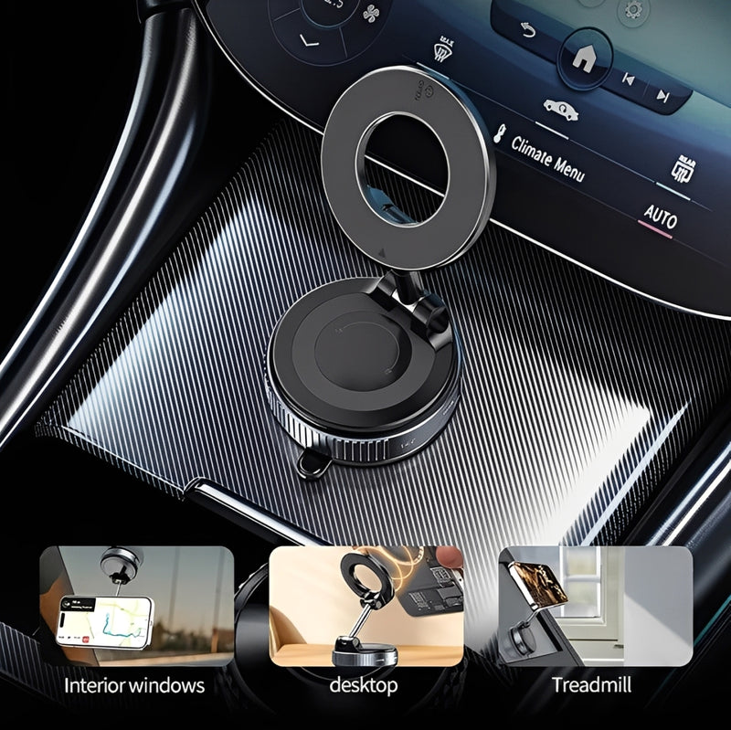 Suporte Magnético com Ventosa 360°