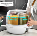 Dispenser De Alimentos Giratório 360 Graus Com 6 Divisões