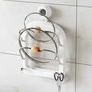 Suporte de Parede Multiuso para Tampas e Utensílios