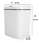 Lixeira Inteligente com Sensor de Movimento Recarregável