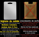 Tábua de Corte Aço Inoxidável - Antibacteriana, Anti-Mofo (Frete Grátis, Apenas 5 por Cliente)