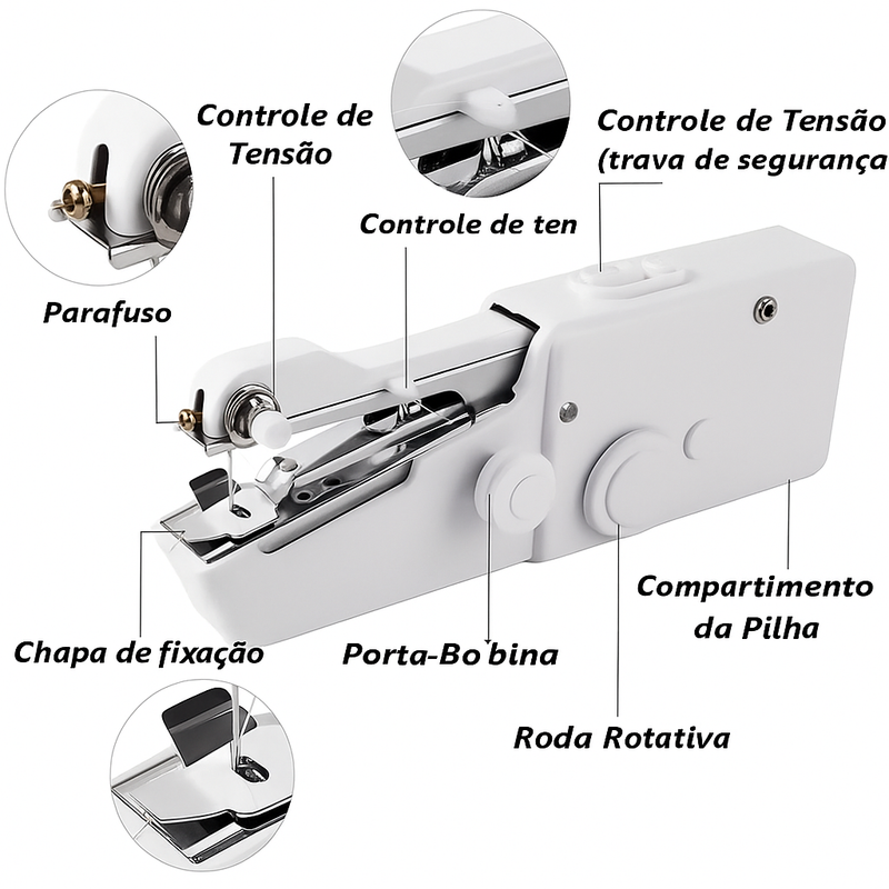 Maquina de Costura Portátil (Frete Grátis)