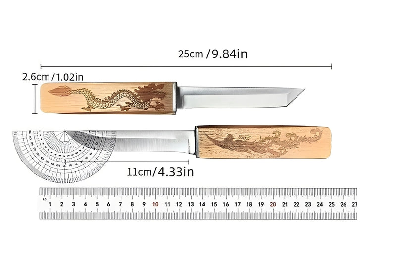[COMPRE 1 LEVE 2] Facas Samurai Dragon™ – Kit Premium com Encaixe Magnético