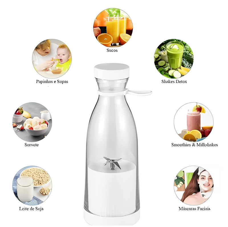 Garrafa Mixer Portátil