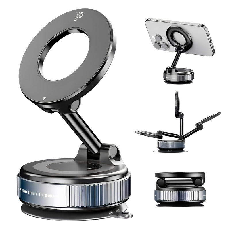Suporte Magnético com Ventosa 360°