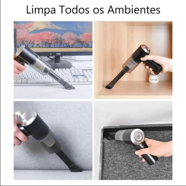 Aspirador Portátil 3 em 1 SuckingPro + Brinde Exclusivo / Oferta só Hoje / Envio Imediato - Seletta Store